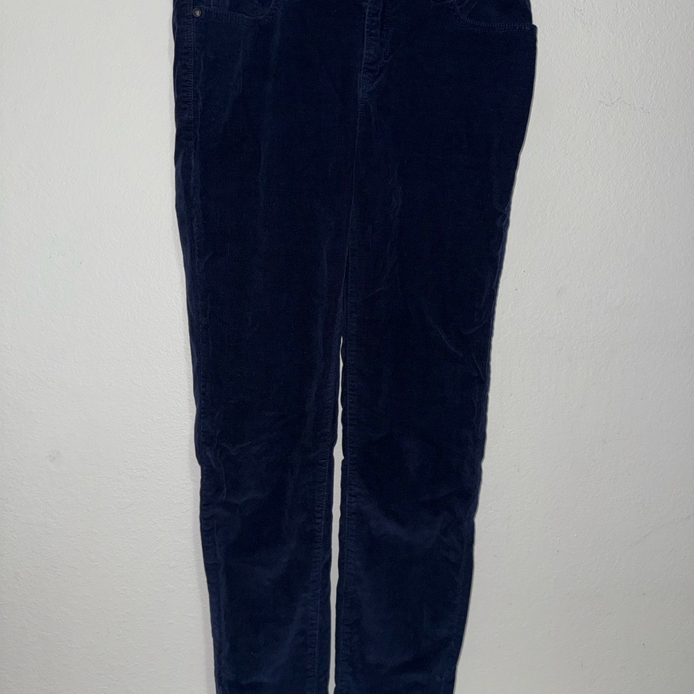 LC Lauren Conrad Navy Corduroy Trousers size 10